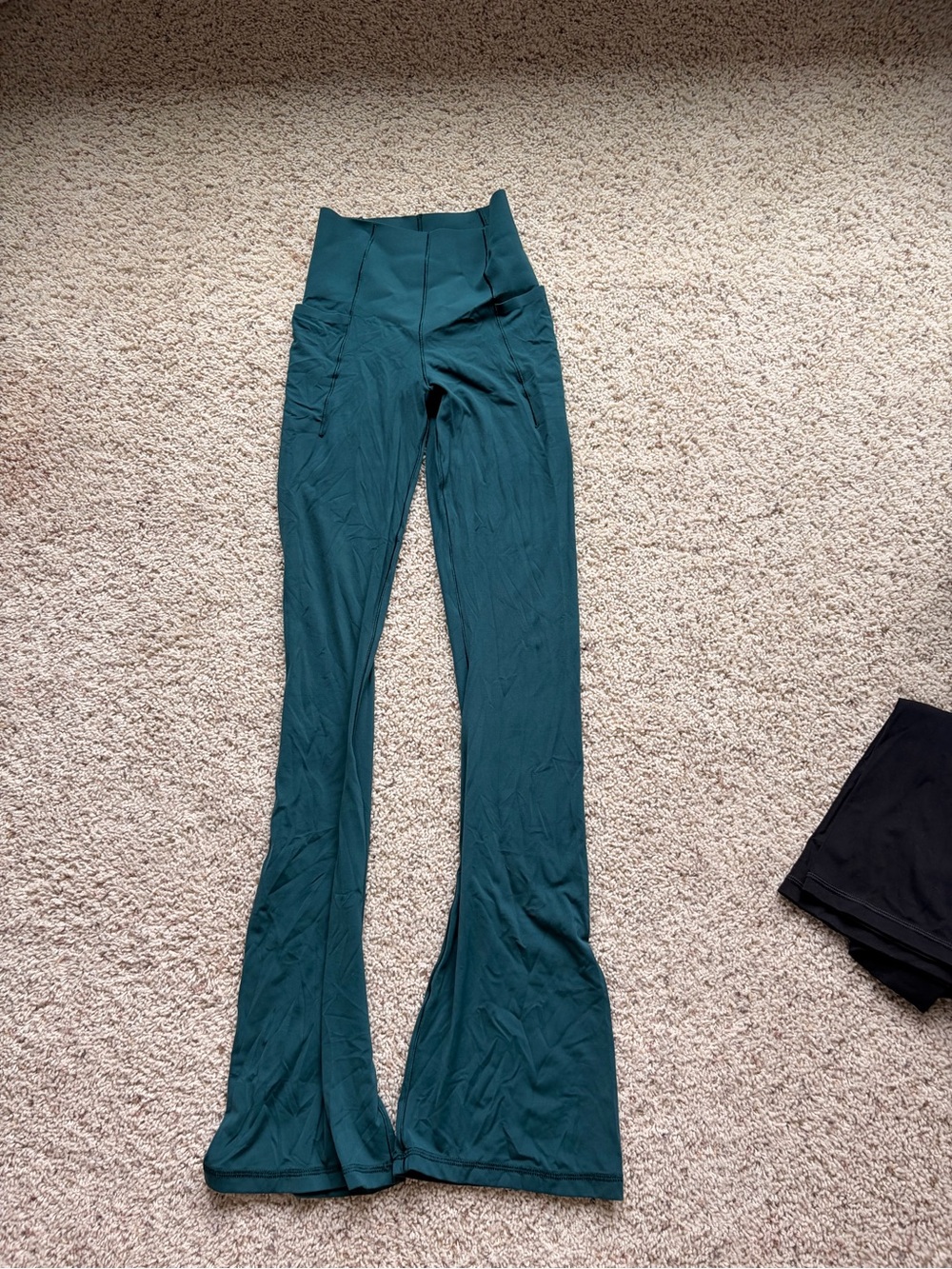 aerie Deep Teal Flared High-Waist Leggings